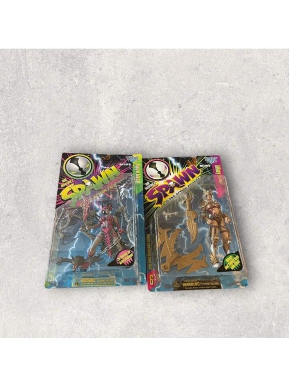 Mcfarlane Spawn Lot of 2 Action Figures Widow Maker & Tiffany The Amazon